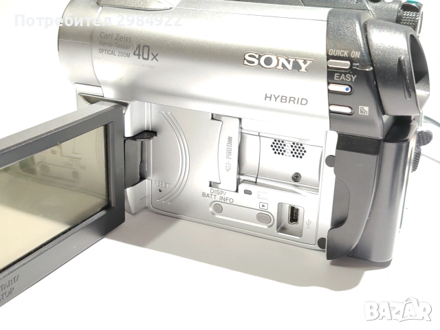 Видео камера SONY DCR DVD110e комплект, снимка 13 - Камери - 55162074