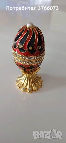 Яцца на Фаберже от Сваровски, снимка 2 - Бижутерийни комплекти - 54211108