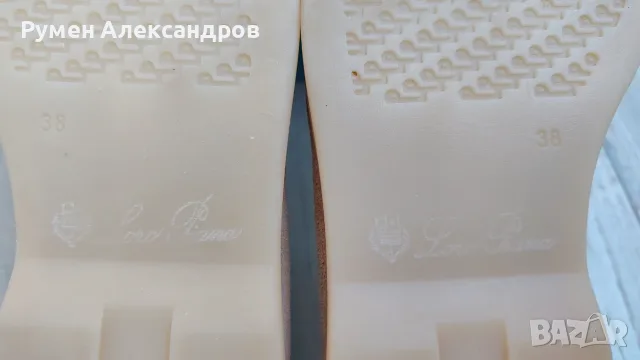 Нови дамски бежови мокасини LORO PIANA by Fabiano EUR37,5, снимка 14 - Дамски ежедневни обувки - 55532669