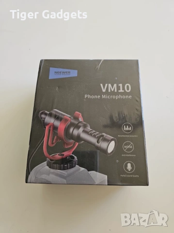 NEEWER VM10 Plug & Play Vlog Microphone – компактен микрофон за смартфони, камери и влогове, снимка 10 - Друга електроника - 54848534