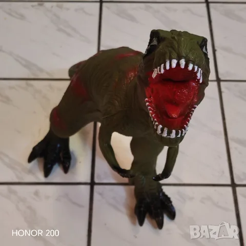 Гумена играчка T-REX, Тиранозавър Рекс. , снимка 5 - Играчки за стая - 55458325