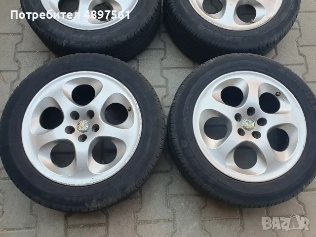 Джанти с гуми 16" 6,5J 5x98 Alfa Romeo 147/156/GT/GTV, снимка 3 - Гуми и джанти - 55417349