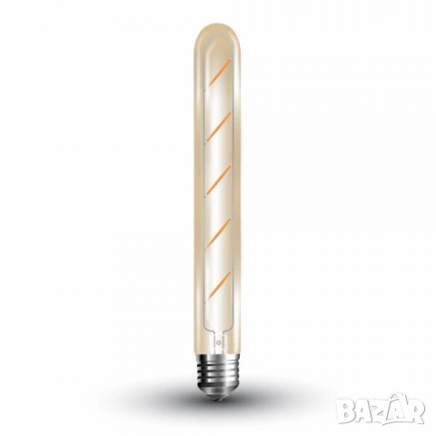 LED крушка-5W T30 E27 Filament Amber Покритие 2200K, снимка 2 - Лед осветление - 54794288