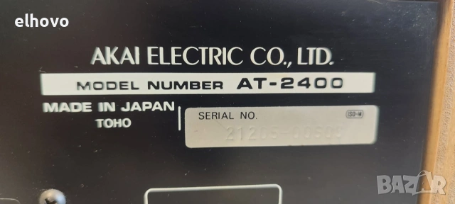 Стерео тунер Akai AT-2400, снимка 9 - Ресийвъри, усилватели, смесителни пултове - 55171225