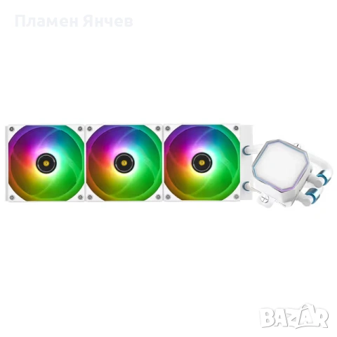 Thermalright 360 мм ARGB AIO охладител за процесор 3x120 мм PWM 2000RPM – Бял