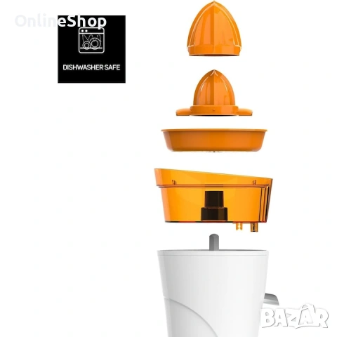 Сокоизстисквачка за цитруси Taurus Citrus UP, 40 W, 2 конуса, контейнер 200 мл, чучур за наливане, снимка 13 - Други стоки за дома - 54402859