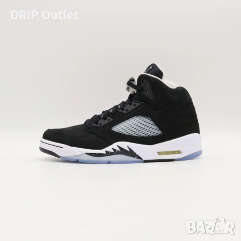 !НОВИ! Air Jordan 5 Retro | Moonlight Oreo | + КУТИЯ, снимка 2 - Маратонки - 55283307