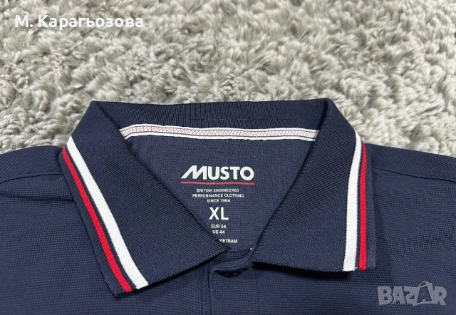 MUSTO Evolution Pro Lite Polo Tee, Размер XL, снимка 4 - Тениски - 55081967