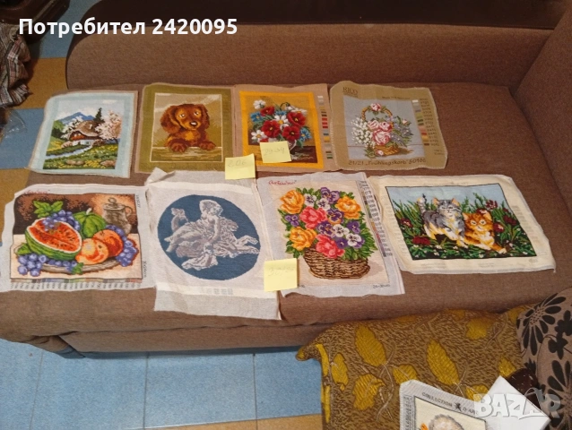 гоблени с рамки и без-50 евро, снимка 7 - Гоблени - 51620595
