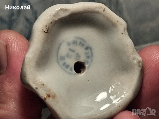 Стара Българска Порцеланова Фигура Птица Коста Йорданов Бонония, снимка 16 - Антикварни и старинни предмети - 54527997