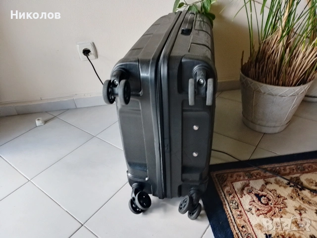 Куфар 4бр усилени колелца "олекотен 3кг" 60/40/22см  "CHECK.IN" "10€"+Доставка!, снимка 2 - Куфари - 55036163