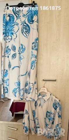 Дамски сет страхотна материя , снимка 2 - Комплекти - 54266028