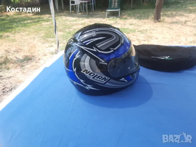 Мото каска Nolan 57см., снимка 5 - Аксесоари и консумативи - 55651158