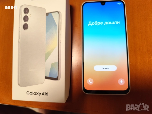 Смартфон Samsung SM-A165F Galaxy A16, 6.7 инча, 4GB RAM, 128GB, Gray - нов, с гаранция, снимка 3 - Samsung - 55227679