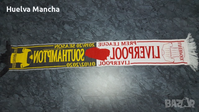 Шал на Ливърпул & Саутхямптън (matchday scarf), снимка 3 - Фен артикули - 54297569