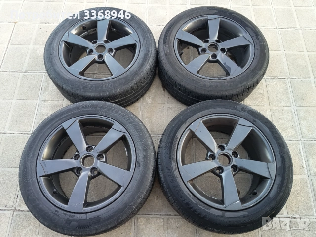 Джанти Audi ROTOR 16" 5x112 с гуми 205/55/16, снимка 2 - Гуми и джанти - 55248398