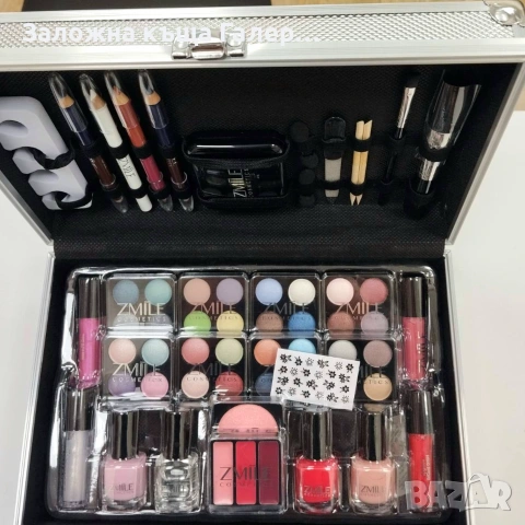 Комплект за грим Zmile Cosmetics в куфарче – нов, снимка 4 - Декоративна козметика - 55236968