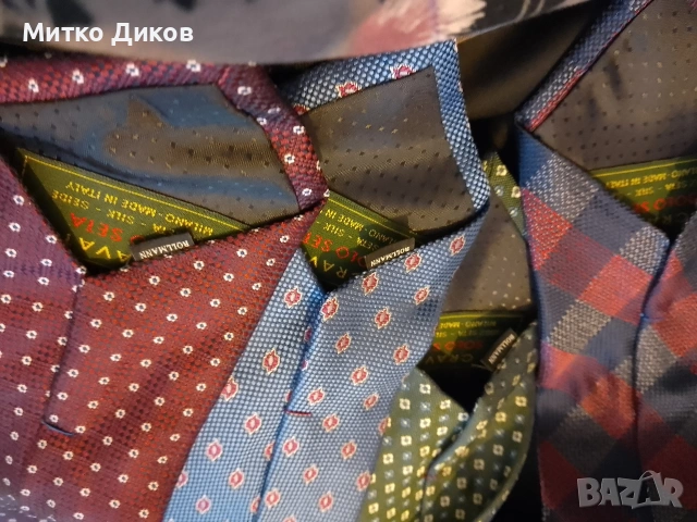 Le Cravate Solo Seta Tai 100%silk Italy нови копринени маркови вратовръзки, снимка 4 - Сватбени аксесоари - 54883525