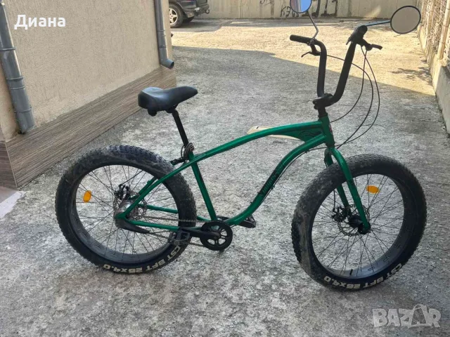 Pegas Fat Bike 26" – Зелен металик, снимка 3 - Велосипеди - 55480220