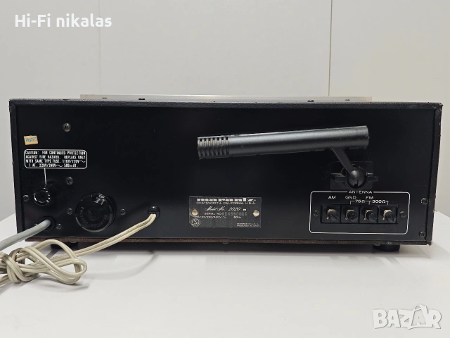 FM радио стерео ресийвър Hi-Fi ретро MARANTZ model 2020, снимка 6 - Ресийвъри, усилватели, смесителни пултове - 54650794