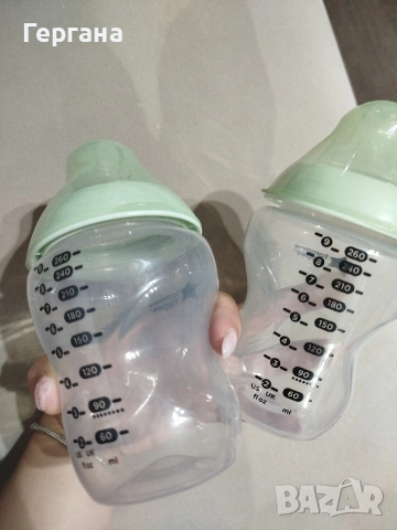 Комплект шишета Tommee Tippee - Easi Vent, 260 ml, 2 броя, снимка 2 - Прибори, съдове, шишета и биберони - 54991757