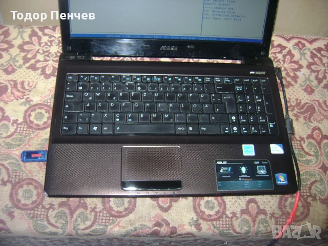 Asus X52F - 15.6, Dual Core, 3 GB RAM DDR3 за части или окомплектовка, снимка 5 - Лаптопи за дома - 54077441