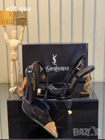 сандали на ток yves saint laurent 