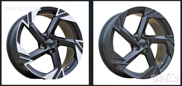 18” Хибридно Ковани Джанти 5х112 VW PAssat Golf 7 8 Tiguan T Cross T Roc Taigo - 18x7,5J ET45 57.1