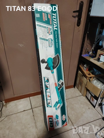 Акумулаторен тример за трева TOTAL, 20 V, 2 Ah