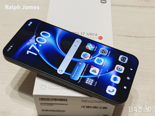 Като нов Xiaomi 17 Ultra 5G 16 GB RAM 512 GB ROM 34 м оставаща гаранция, снимка 3 - Xiaomi - 54809842