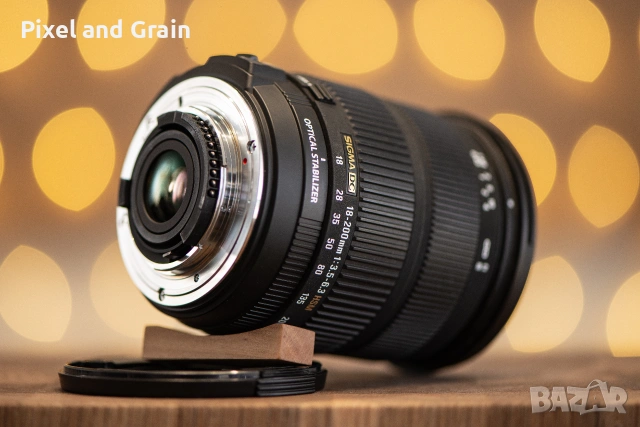 Sigma 18-200mm f/3.5-6.3 DC OS HSM обектив Никон, снимка 2 - Обективи и филтри - 54974930