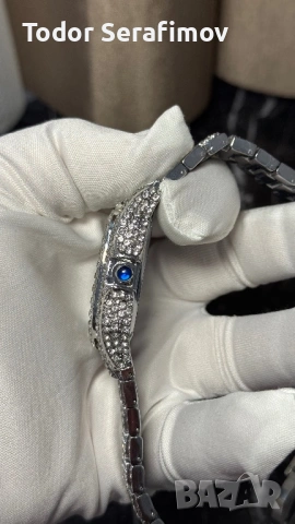 Диамантен часовник Cartier Мъжки, снимка 2 - Мъжки - 54729800