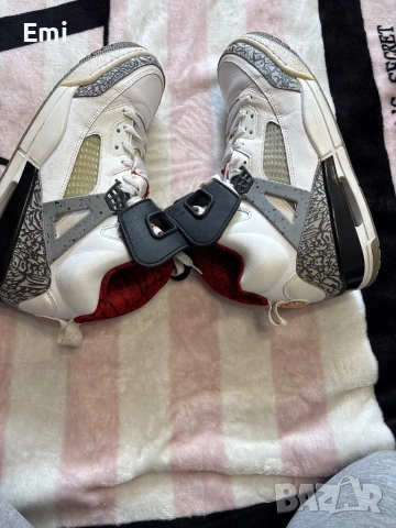 Air Jordan Spizike"бял цимент"-кец 46 номер, снимка 2 - Кецове - 54253419