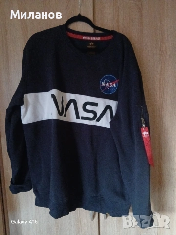 Мъжка блуза на марката Alpha industries , снимка 4 - Тениски - 54298219