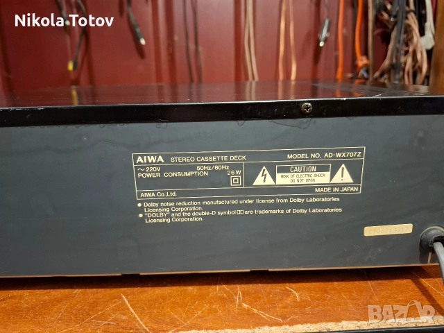 Продава се двукасетен дек Aiwa AD-WX707Z . , снимка 8 - Декове - 54919987
