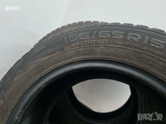 4бр зимни гуми 185/65/15 NOKIAN L05715 , снимка 6 - Гуми и джанти - 54638631