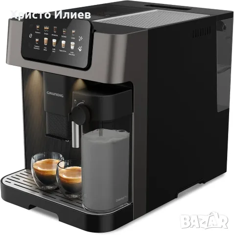 Кафеавтомат Кафемашина с тъч дисплей и кана за мляко Grundig KVA 7230 , снимка 2 - Кафемашини - 55472650