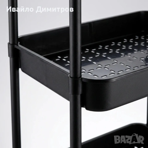 Мултифункционална количка етажерка с 3 рафта за кухня, снимка 3 - Други - 54215256