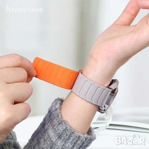 MAGNETIC 2 Магнитна каишка за Huawei Watch / Samsung / Apple / Xiaomi / Garmin / Amazfit, снимка 3 - Каишки за часовници - 55163024