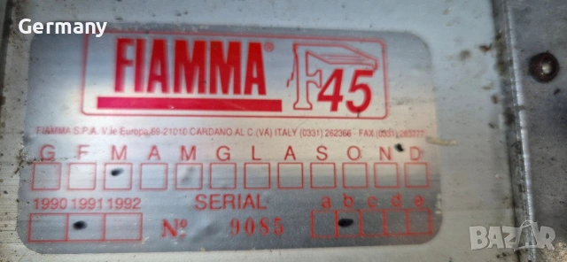 тента fiamma f45 за бус кемпер каравана 3м., снимка 6 - Аксесоари и консумативи - 54653572