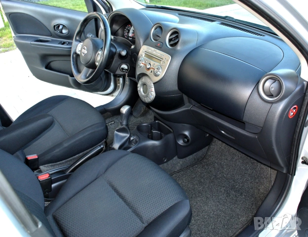 Nissan Micra 1.2i* Pure Drive* Климатроник* Евро 5B * Ful, снимка 10 - Автомобили и джипове - 54997707