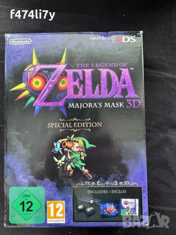 3DS Zelda Majora Mask Игра 