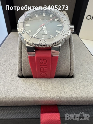 Часовник Oris Aquis 01 733 7730 4153-07 4 24 66EB Swiss Made, снимка 3 - Мъжки - 55571187