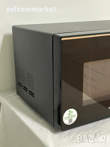  Комбинирана микровълнова фурна Samsung MC2BM6035KK/EG (С горещ въздух и Грил) – Отлично състояние!, снимка 5 - Микровълнови - 54566700