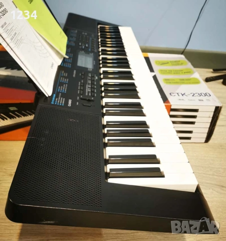 синтезатор клавир CASIO CTK-2300 пиано с 5 октави плътни клавиши и USB , снимка 2 - Синтезатори - 53949246