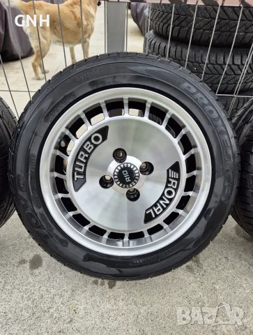 Джанти Ronal Turbo 15 цола , 4х100 , 7j , et28 205/50/15 Bmw Vw Honda, снимка 4 - Гуми и джанти - 55479608