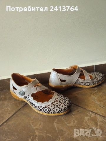 Отворени обувки, естествена кожа, български, 37, снимка 3 - Дамски ежедневни обувки - 54016099