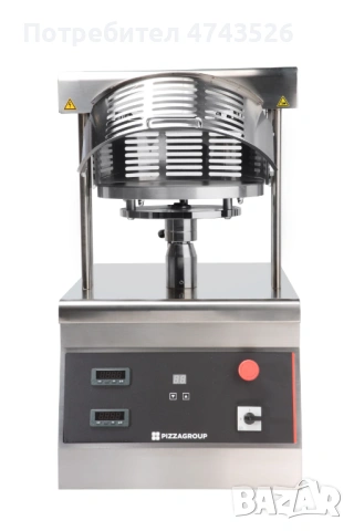 Електрическа преса за пица с незалепващи плочи – Ø45 см, 400V, 5.1 kW