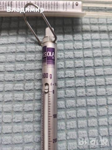 Швейцарски прецизен кантар/везна Pesola 600g (Medio-Line), снимка 3 - Везни - 54899686