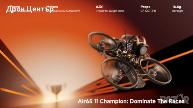 Промоция дрон BetaFPV Air65 II версия Champion, снимка 5 - Дронове и аксесоари - 55061723